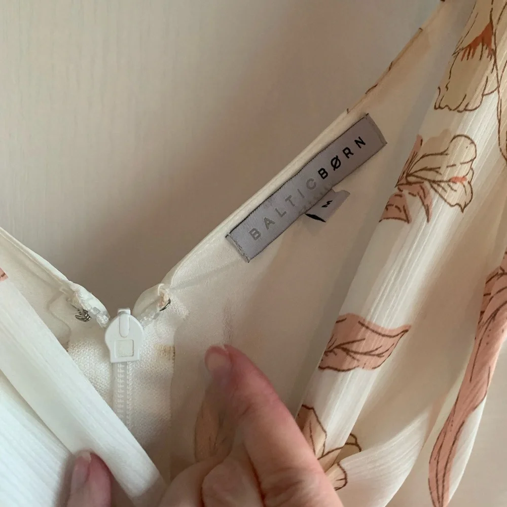 Baltic Born Cream Maxi Dress with Blush Floral Print - Picture 6 of 11